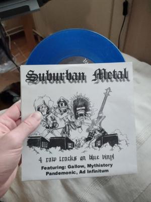 Tumnagel för auktion "V/A-Suburban Metal [7"EP] 1999 swe metal"