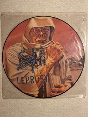 Tumnagel för auktion "Death – Leprosy Very Rare Pic 1988"