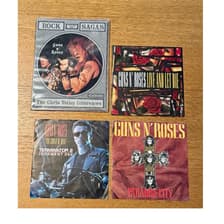 Tumnagel för auktion "Guns N' Roses vinyl - Singlar 3st +rock sagas"