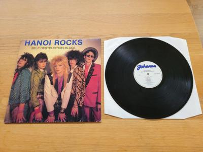 Tumnagel för auktion "Hanoi Rocks - Self Destruction Blues LP"