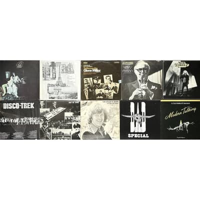 Tumnagel för auktion "Samling av Vinylskivor - Modern Talking - Nils Börge Gårdh - Anni-Frid Lyngstad"