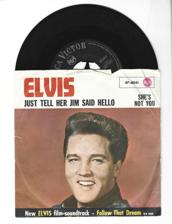 Tumnagel för auktion "Si. Elvis Presley She´s Not You Tysk press RCA 47-8041"