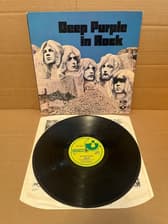 Tumnagel för auktion "Deep Purple - In rock LP! U.K press! Bra skick!"