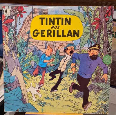 Tumnagel för auktion "TinTin hos Guerillan"