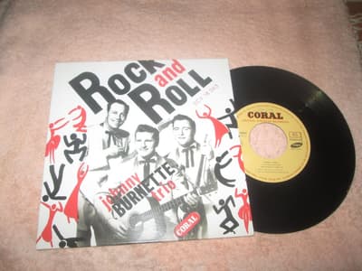 Tumnagel för auktion "JOHNNY BURNETTE ROCK AND ROLL EP NY"
