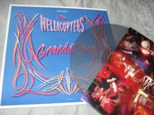 Tumnagel för auktion "Hellacopters - grande rock ( 1999 clear vinyl utgåva"