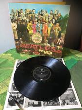 Tumnagel för auktion "THE BEATLES - SGT PEPPER´S LONELY HEARTS CLUB BAND SWE LP PARLOPH 1967 UK COVER"