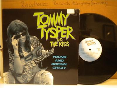 Tumnagel för auktion "TOMMY TYSPER & THE KIDS - YOUNG AND ROCKIN´ CRAZY"