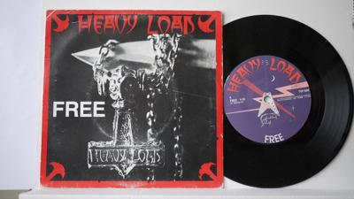 Tumnagel för auktion "Heavy Load - Free     w. Phil Lynott  Thin Lizzy   7"  1984"