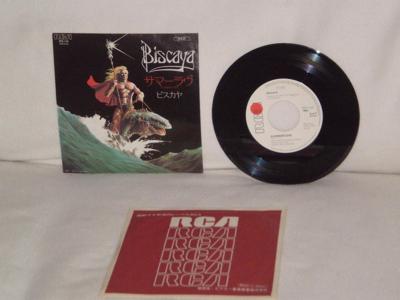 Tumnagel för auktion "Biscaya  -  Summerlove           RARE JAPAN 1984 METAL   EXC   !!"