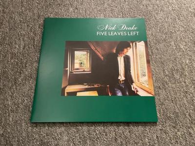 Tumnagel för auktion "Nick Drake - Five leaves left - Vinyl LP"