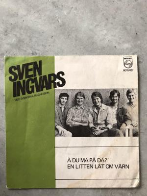 Tumnagel för auktion "Sven-Ingvars singel: Ä du mä på dä?. Superrare"