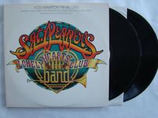 Tumnagel för auktion "SGT.PEPPERS LONELY HEARTS CLUB BAND LP 1978 utvikbar dubbel LP"