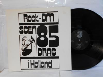 Tumnagel för auktion "ROCK-DM - SCEN-DRAG I HALLAND '85 - V/A"