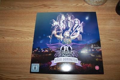 Tumnagel för auktion "Aerosmith – Rocks Donington 2014 3517324 Limited Edition, Reissue 3 Lp purple"