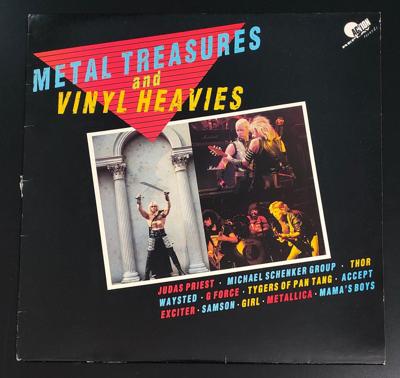 Tumnagel för auktion "V/A - Metal Treasures and Vinyl Heavies (1984) (Metallica,Judas Priest,Exiter..)"
