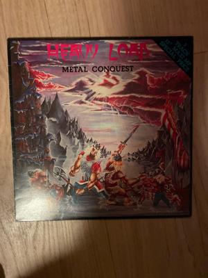Tumnagel för auktion "Vinylskiva/ lp Heavy load metal conquest"