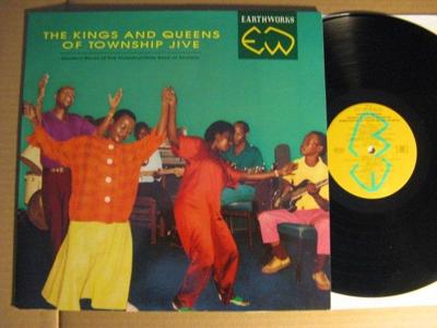 Tumnagel för auktion "V/A. Kings & Queens of Township Jive. Roots~Beat of Soweto. 1990 Earthworks UK."