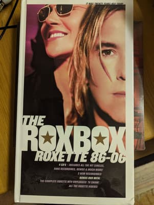Tumnagel för auktion "Gessle Roxette gyllene tider ospelad the roxbox 86-06"
