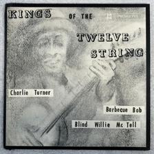 Tumnagel för auktion "V/A Kings Of The Twelve String LP -64 US piedmont PLP 13159 blues"