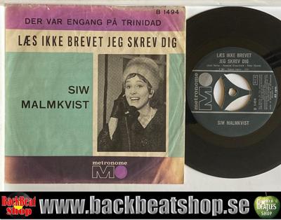 Tumnagel för auktion "SIW MALMKVIST - LÆS IKKE BREVET JEG SKREV DIG / DER VAR ENGANG PÅ TRINIDAD"