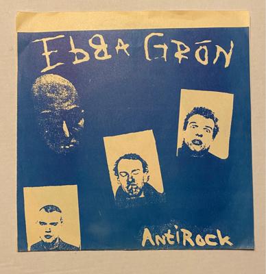 Tumnagel för auktion "Ebba Grön - Antirock vinyl original Efel blå 1978 mega rare punk"