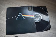 Tumnagel för auktion "Pink floyd Dark side of the Moon LP SHVL 804 UK Posters progg rock"