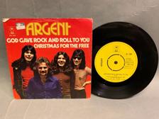 Tumnagel för auktion "7" Argent - God Gave Rock And Roll To You Holl Orig-73 !!!!!"