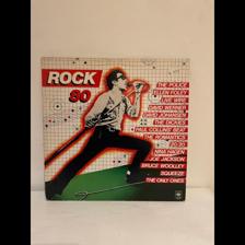 Tumnagel för auktion "Rock 80 - Various Artists"