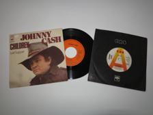 Tumnagel för auktion "Johnny Cash x 2 Singlar DEMO !  Mycket Fint  "
