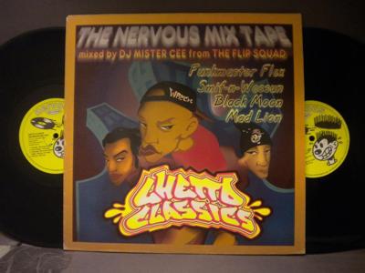 Tumnagel för auktion "GHETTO CLASSICS - THE NERVOUS MIX TAPE - DJ MASTER CEE - 2 -LP - V/A"