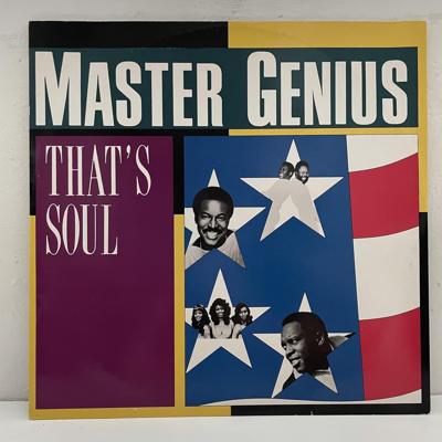 Tumnagel för auktion "Master Genius - That's Soul 12" 1984 (Break Records) Adams & Fleisner"