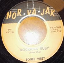 Tumnagel för auktion "Sonee West* – Rock-Ola Ruby / Sweet Rockin' Baby"