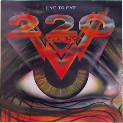Tumnagel för auktion "220 VOLT - Eye To Eye (LP) 1988 CBS Records Holland"