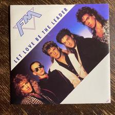 Tumnagel för auktion "FM - Let Love Be The Leader 1987 UK Press! AOR. Prog-rock. PS-7"