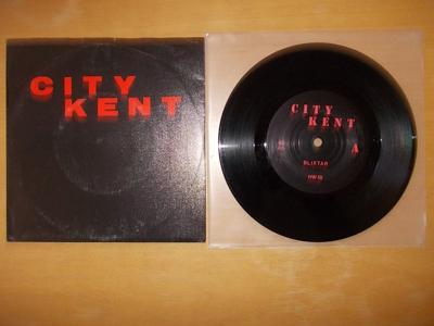 Tumnagel för auktion "City Kent 7” EP; Heartwork, DIY punk experimental, Henrik Venant"