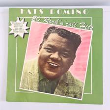 Tumnagel för auktion "Fats Domino, 20 Rock 'n' roll hits, Vinyl LP"