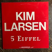 Tumnagel för auktion "KIM LARSEN - 5 Eiffel 1982. Rare Maxi/Mini-LP Med Inner! GASOLIN Prog-rock. 12"