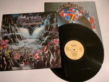 Tumnagel för auktion "Saxon - Rock The Nations"