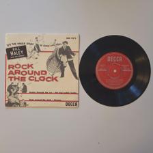 Tumnagel för auktion "BILL HALEY-ROCK AROUND THE CLOCK"