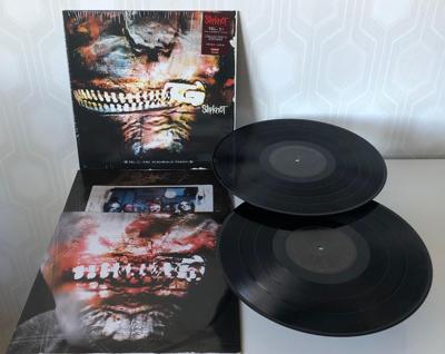 Tumnagel för auktion "Slipknot - Vol 3: The Subliminal Verses (2008) Svart vinyl "