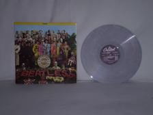 Tumnagel för auktion "The Beatles  -  Sgt Peppers Lonely Hearts Club Band        MARBLE / PINK VINYL !"