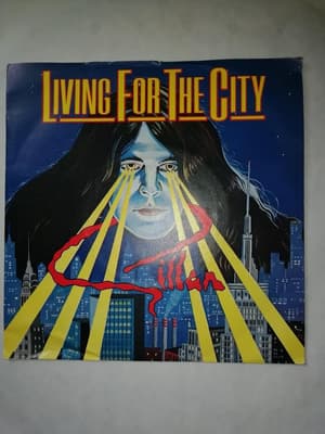 Tumnagel för auktion "Gillan - Living For The City / Breaking Chains"