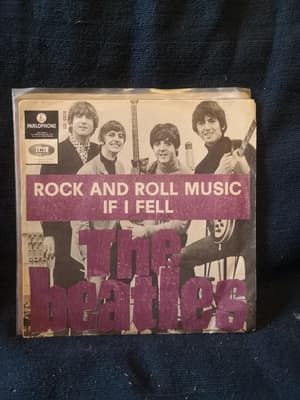 Tumnagel för auktion "Beatles - Rock and roll music"