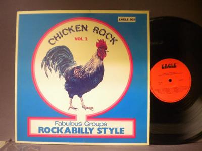 Tumnagel för auktion "CHICKEN ROCK - VOL. 2 - FABULOUS GROUPS ROCKABILLY STYLE - V/A"