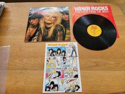 Tumnagel för auktion "Hanoi Rocks - Two Steps From The Move LP"