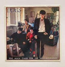 Tumnagel för auktion "THE DOGS "Too much class.." - Power pop, Pop rock LP"