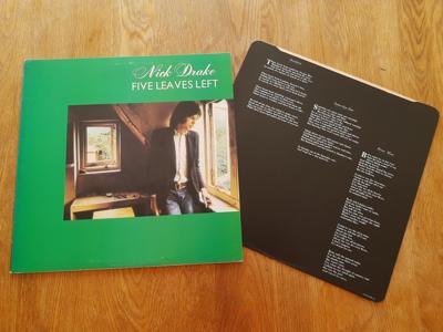 Tumnagel för auktion "LP Nick Drake - Five Leaves Left [UK Island] Rare Folk Inner"