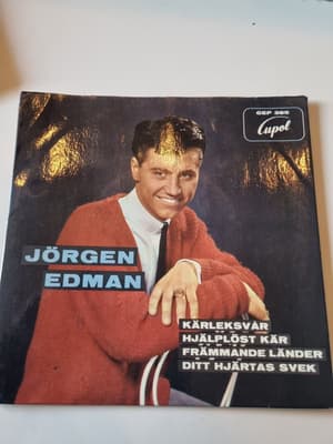 Tumnagel för auktion "Jörgen Edman Ep 1963 (Sweden) Kärleksvår +3"