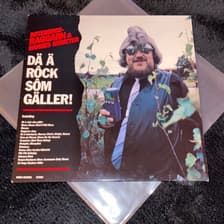 Tumnagel för auktion "Rotebergs-Raggarn & Hanses Kometer - Dä Ä Rock Som Gäller Vinyl LP"